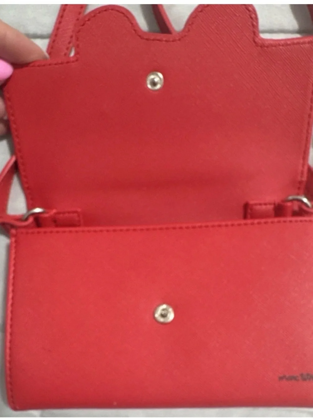 Marc Tetro Red Westie Crossbody Bag